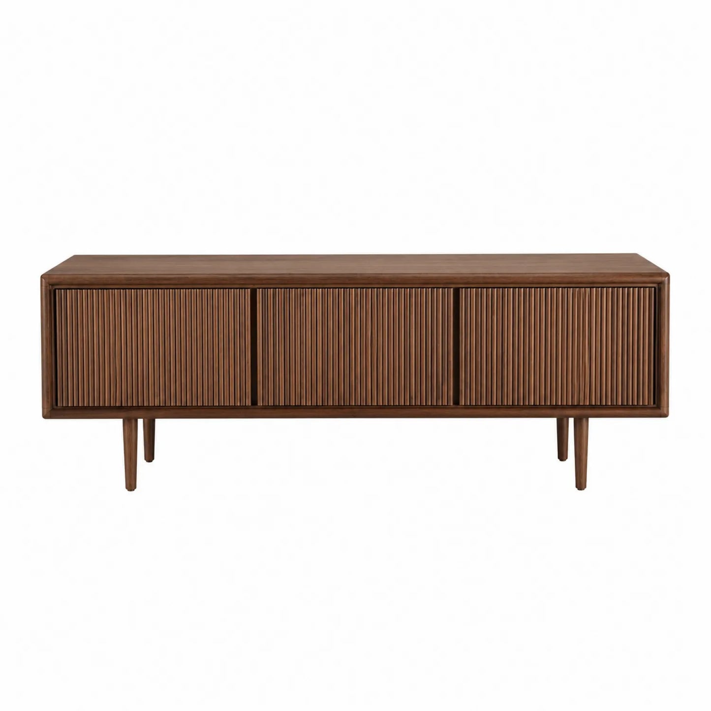 Meuble TV en Bois Massif Marron 180 cm