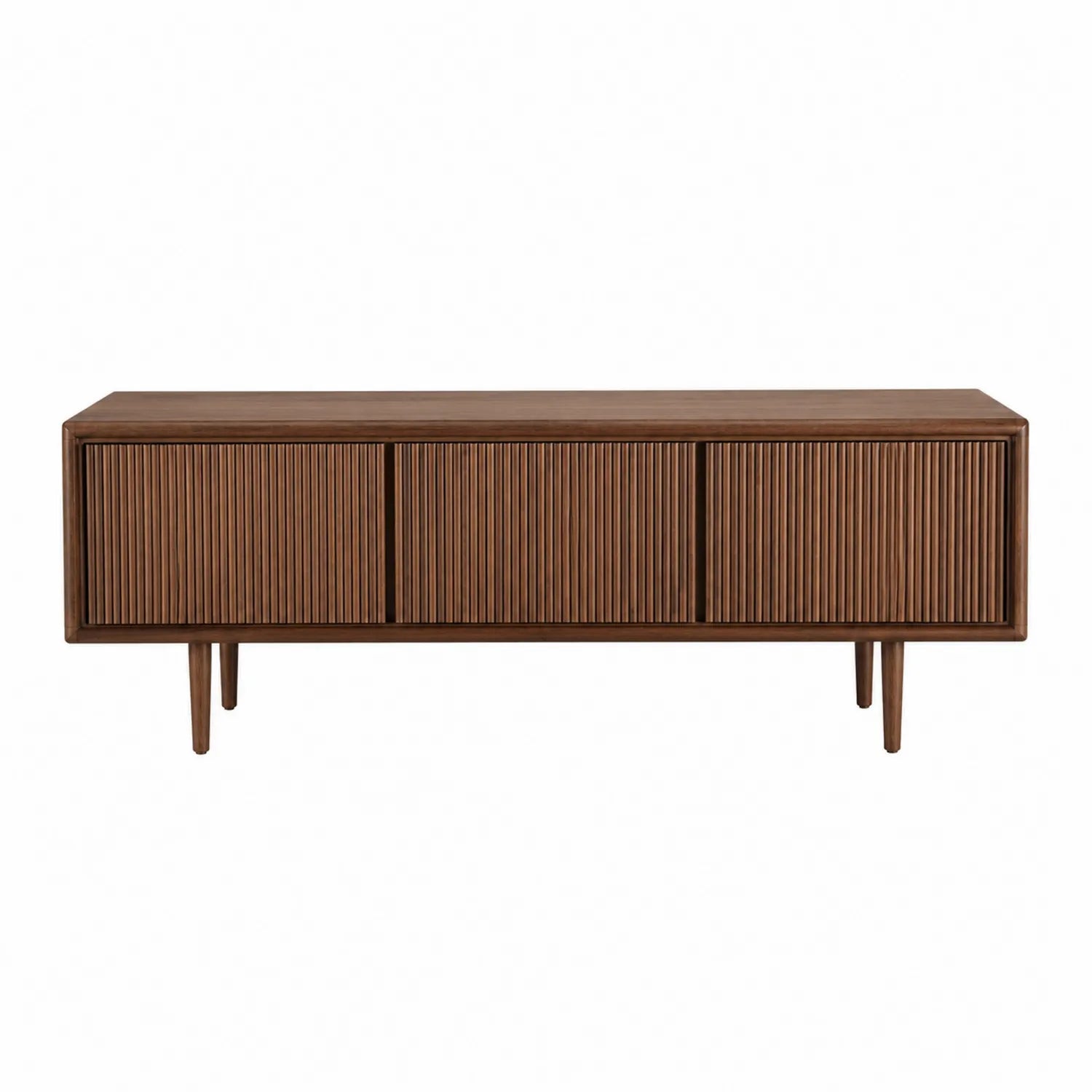 Meuble TV en Bois Massif Marron 180 cm
