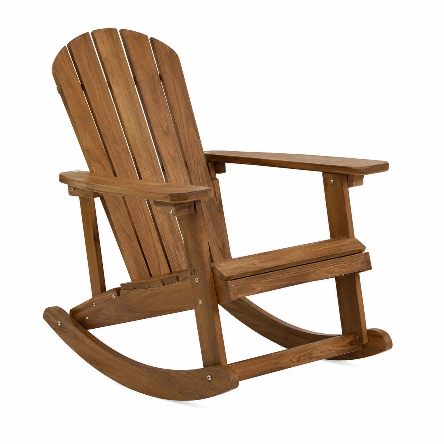 Chaise à bascule Adirondack en bois de teck